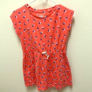 Cat & Jack coral flowered tunic